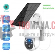 Соларна водоустойчива 5MP WiFi камера - TQ2 с мобилно приложение iCsee